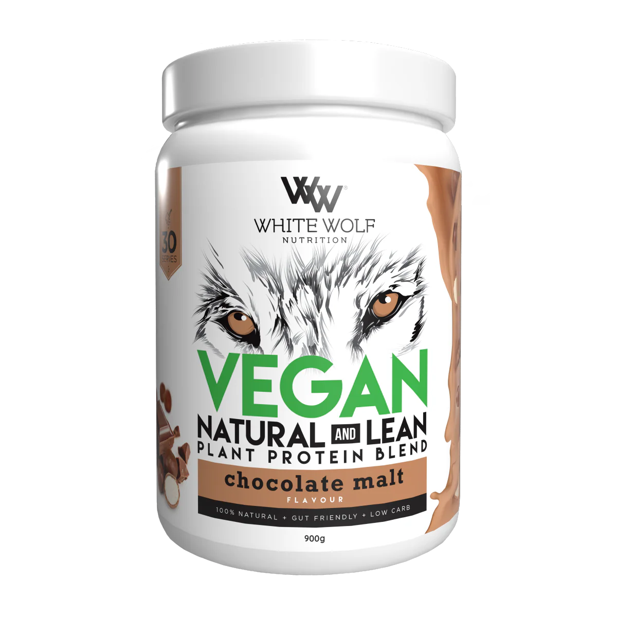 White Wolf Natural and Lean VEGAN Protein