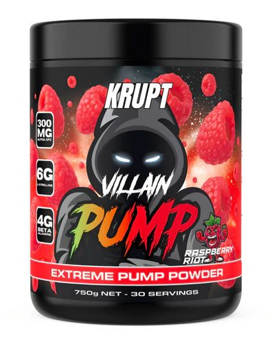 KRUPT Villain Pump (Non-Stim Pre Workout)