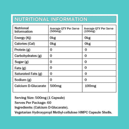 Primabolics Calcium D-Glucarate (60 Caps)