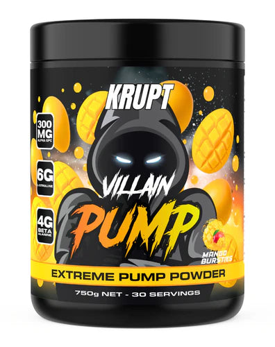 KRUPT Villain Pump (Non-Stim Pre Workout)