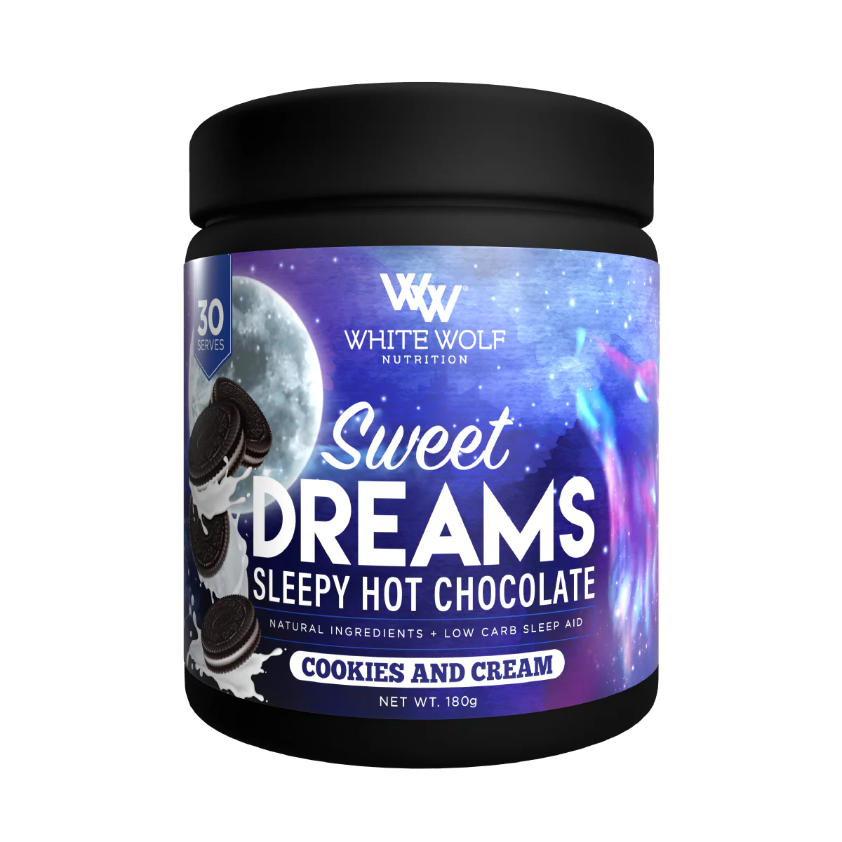 White Wolf Sweet Dreams Sleepy Hot Chocolate (30 Serves)